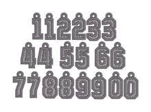 Varsity Numbers Charmes ou boucles d’oreilles en dentelle autoportants BUNDLE SET