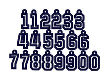 Varsity Numbers Charmes ou boucles d’oreilles en dentelle autoportants BUNDLE SET