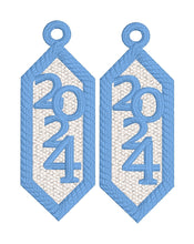 Boucles d’oreilles Perspective FSL 2024 - Boucles d’oreilles en dentelle autoportantes In the Hoop