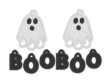 Ghost Boo Dangles FSL Pendientes SET- En los pendientes de encaje independientes del aro
