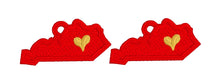 Boucles d’oreilles Texas FSL - Boucles d’oreilles en dentelle autoportantes In the Hoop