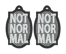 Boucles d’oreilles FSL pas normales - Boucles d’oreilles en dentelle autoportantes In the Hoop