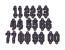 Varsity Numbers Charmes ou boucles d’oreilles en dentelle autoportants BUNDLE SET