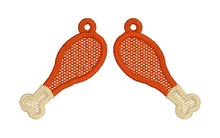 Boucles d’oreilles FSL Turkey Leg - Boucles d’oreilles en dentelle autoportantes In the Hoop