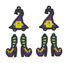 Witch Dangles FSL Boucles d’oreilles SET- Boucles d’oreilles en dentelle autoportantes dans le cerceau