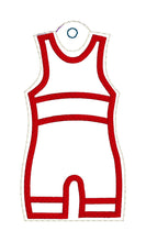 Wrestling Singlet and Varsity Wrestling Singlet Eyelet Tag - Bag Tag/Charm or Ornament
