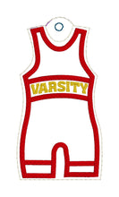 Wrestling Singlet and Varsity Wrestling Singlet Eyelet Tag - Bag Tag/Charm or Ornament
