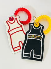 Wrestling Singlet and Varsity Wrestling Singlet Eyelet Tag - Bag Tag/Charm or Ornament