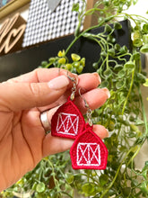 Boucles d’oreilles Tiny Barn FSL - Boucles d’oreilles en dentelle autoportantes In the Hoop