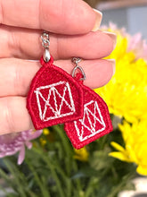 Boucles d’oreilles Tiny Barn FSL - Boucles d’oreilles en dentelle autoportantes In the Hoop