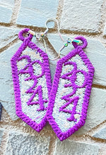 Boucles d’oreilles Perspective FSL 2024 - Boucles d’oreilles en dentelle autoportantes In the Hoop