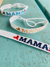 FSL Pulsera de la Amistad MAMA- Pulsera de encaje independiente en el aro en tres tamaños