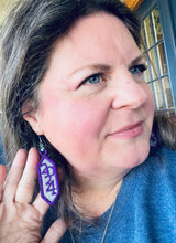 Boucles d’oreilles Perspective FSL 2024 - Boucles d’oreilles en dentelle autoportantes In the Hoop