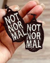 Boucles d’oreilles FSL pas normales - Boucles d’oreilles en dentelle autoportantes In the Hoop