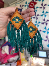 Pendientes Fiesta Diamond FELTY FSL - Pendientes de encaje independientes en el aro