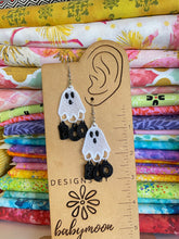 Ghost Boo Dangles FSL Pendientes SET- En los pendientes de encaje independientes del aro