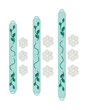 FSL Friendship Bracelet Hearts - In the Hoop Bracelet en dentelle autoportant en trois tailles