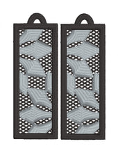 Pendientes FSL con fragmentos de flores - Pendientes de encaje independientes en el aro