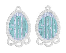 Boucles d’oreilles Blank Cascarone Eggs FSL - Boucles d’oreilles en dentelle autoportantes In the Hoop