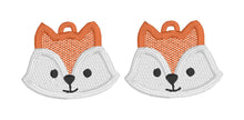 Boucles d’oreilles Fox Face FSL - Conception de boucles d’oreilles en dentelle autoportantes dans le cerceau pour la broderie machine