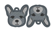 Boucles d’oreilles Frenchie French Bulldog FSL - Boucles d’oreilles en dentelle autoportantes dans le cerceau