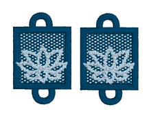 Pendientes Lotus Box FSL - Pendientes de encaje independientes en el aro