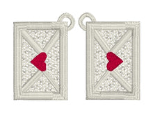 Boucles d’oreilles Love Notes FSL - Boucles d’oreilles en dentelle autoportantes In the Hoop