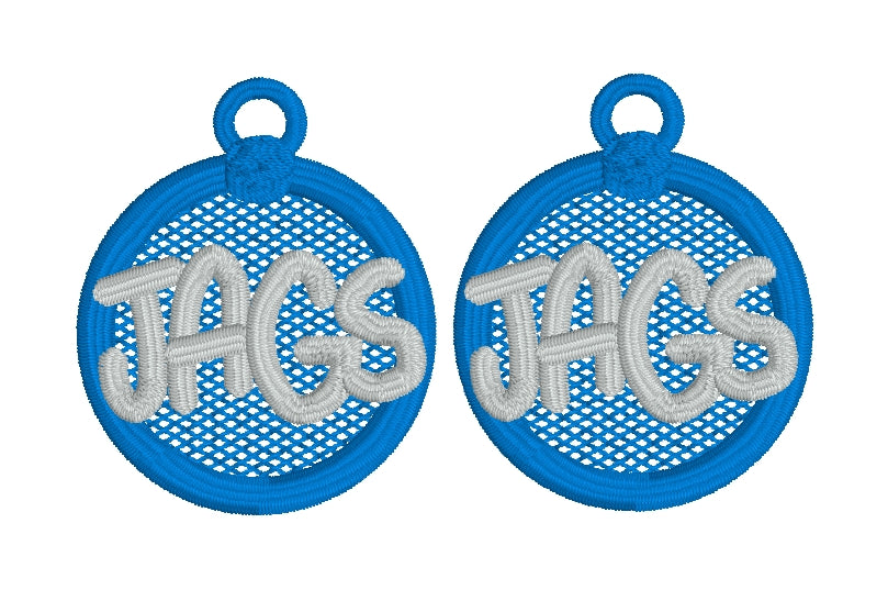 JAGS FSL Earrings In the Hoop Freestanding Lace Earrings Designs By