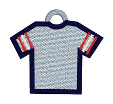 Football Jersey Freestanding Lace Ornament Pendant or Bookmark for 4x4 hoops