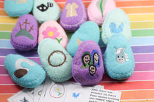 Huevos de resurrección - 4x4 en el diseño de bordado de aro SET