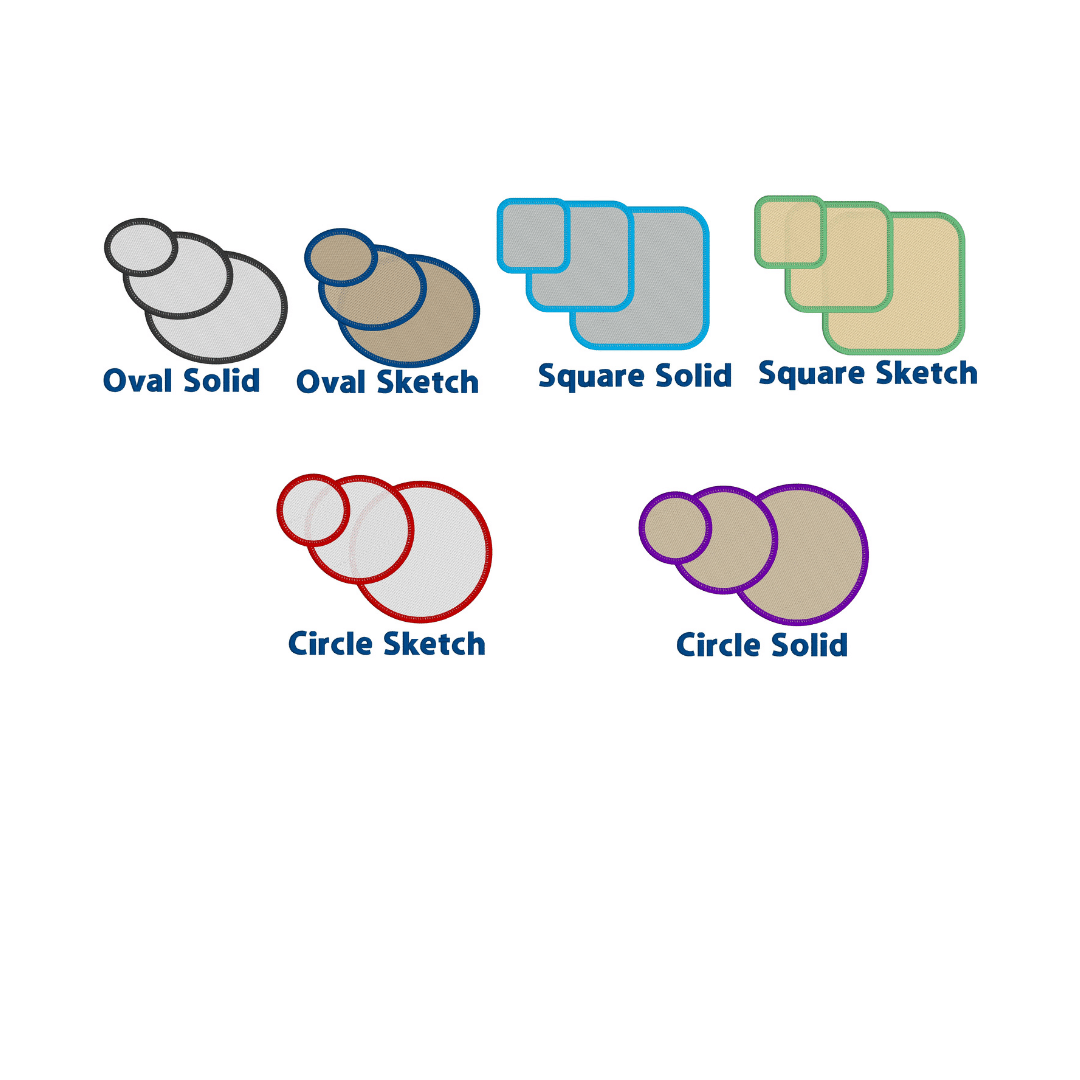 Blank Patch Shapes