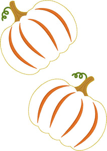 Pumpkin Felties for Wreaths or Banners or Coasters