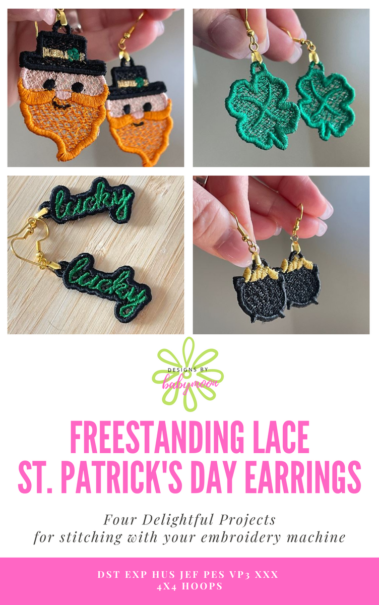 St Patricks Earrings St Patricks Day Earrings St Patricks 