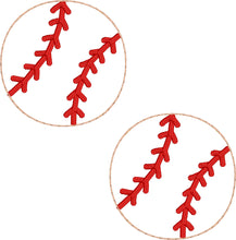 Diseño de bordado de Feltie de béisbol en el aro