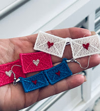 Boucles d’oreilles Love Notes FSL - Boucles d’oreilles en dentelle autoportantes In the Hoop