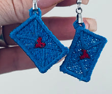 Boucles d’oreilles Love Notes FSL - Boucles d’oreilles en dentelle autoportantes In the Hoop