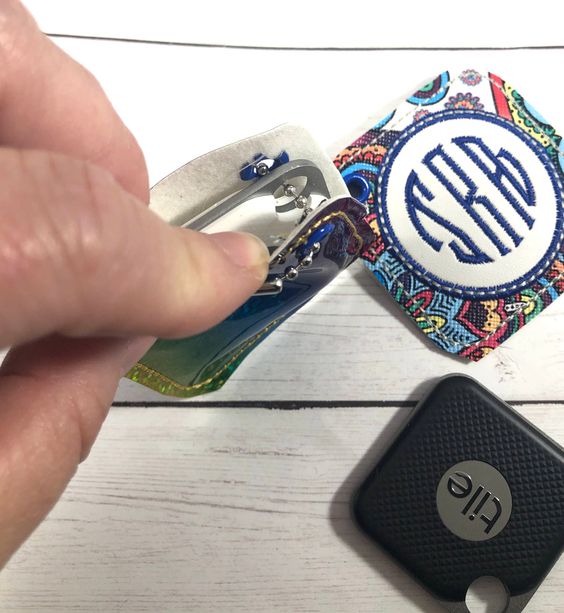 Tile Pro Key Finder Cover ITH Eyelet Project 4x4 Designs By Babymoon