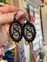 Concho vierge pour boucles d’oreilles Monograms FSL - Boucles d’oreilles en dentelle autoportantes In the Hoop