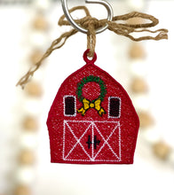 Old Christmas Barn Freestanding Lace (FSL) Ornament