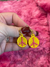 Hippy Dippy Bundle Set ou QUATRE boucles d’oreilles FSL - Boucles d’oreilles en dentelle autoportantes In the Hoop - DEUX TAILLES