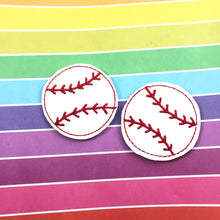 Diseño de bordado de Feltie de béisbol en el aro