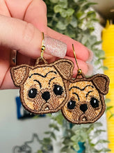 Pendientes Pug Face FSL - Pendientes de encaje independientes en el aro