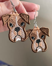 Boucles d’oreilles Boxer FSL - Boucles d’oreilles en dentelle autoportantes In the Hoop