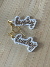 Boucles d'oreilles Lucky Charm FSL - Boucles d'oreilles en dentelle autoportantes In the Hoop