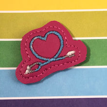 Estetoscopio Enfermera Corazón Feltie para aros 4x4 y 5x7