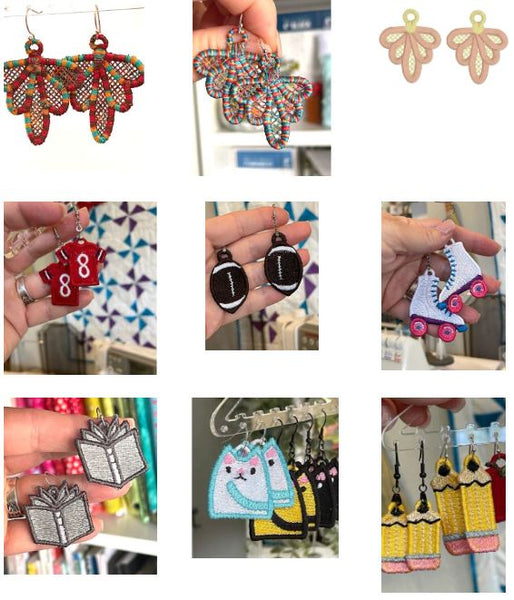 How to Make it - Freestanding Lace Earrings