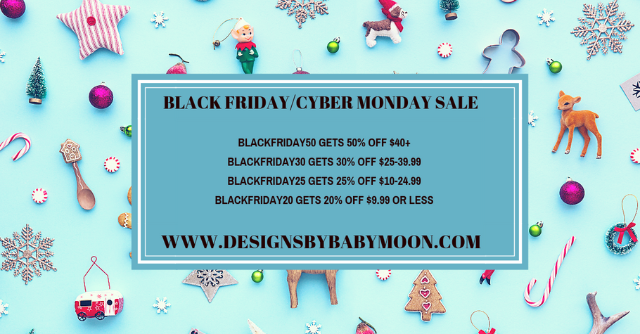 Black Friday and Cyber Monday Sale!