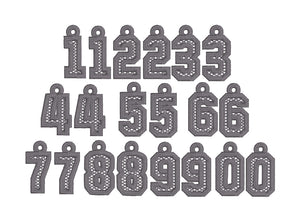 Varsity Numbers Freestanding Lace Charms or Earrings BUNDLE SET