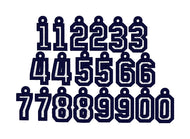 Varsity Numbers Freestanding Lace Charms or Earrings BUNDLE SET
