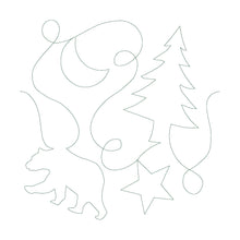 Woodland Night Edge To Edge Machine Embroidery Quilting Files